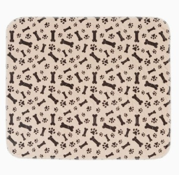 Tapis Truffie motif beige, os et pattes