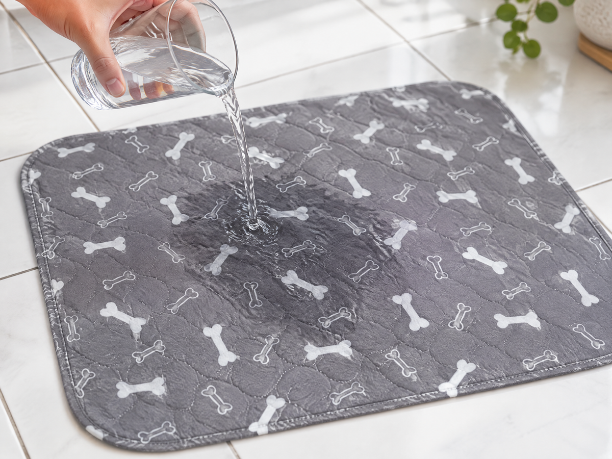 L'eau ne traverse pas le tapis